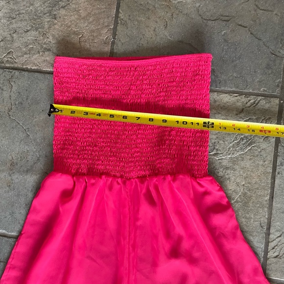 🧨🎉NWOT SMOCKED BANDEAU FLARE LEG ONE-PIECEJUMPSUIT/COVER UP - Picture 7 of 7